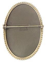 Vintage Wedgewood Goddess Cameo Sterling Silver Brooch In Original Box