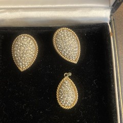 Vintage Marvella Earrings And Pendant