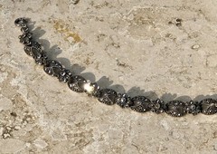 ✨VINTAGE Sterling Silver MARCASITE Floral 🌺Tennis Bracelet 🌟ESTATE Jewelry🌟