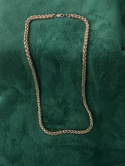 Beautiful Vintage Gold Filled Necklace, 32 Inches In Length, Weight 131 Grams