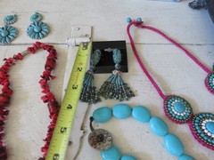 Ralph Lauren Vintage Style Southwestern Turquoise & Silver Jewelry Pieces