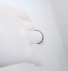 Antique Art Deco 1920’s 18k White Gold Wedding Band **EXCELLENT CONDITION**