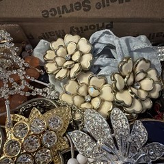 Vintage to Now Jewelry Lot, ALL WEARABLE Untested. No Broken. Box A2