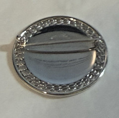VTG – Monogram Pin Brooch – Initials S N D – Sterling Silver Bar – Marked 1.25″