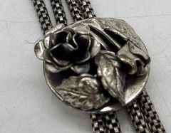 Vintage Danecraft Sterling Silver Double Box Chain Lariat Necklace 63.8 Grams