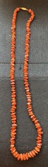 Vintage Baltic Amber Bead Necklace 32” Length. Gold Barrel Clasp. Beautiful