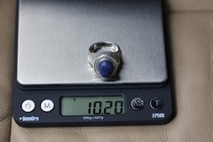 Lapis Blue Gemstone Ring Sterling Silver