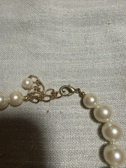 #4 Vintage Faux Pearl Beaded Necklace Gold-Tone Clasp Classic Elegant Strand
