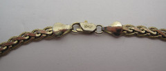 25 Grams VTG 14k GF Victorian Rope Chain Necklace 22 in Classic Lobster Closure