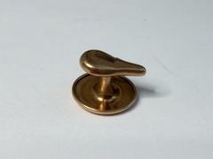 Vintage 10K Solid Gold PARKROGER Collar Button Shirt Stud 1.6g Antique Fine