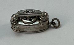 Vintage JMS Sterling Silver Rotary Phone Charm