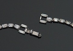 Jomaz Joseph Mazer Vintage Rhinestone Necklace Signed