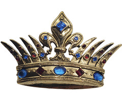 Vintage WONDERS 2004 ”Masters of Florence Medici” Rhinestone Crown Brooch Pin