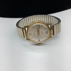 Vintage Luxor Wrist Watch 17 Jewels Waterproof Incabloc Accordian Wrist Band USA