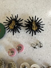 Clip-On And Screwback Earrings Bundle 18 Pairs Various Styles And Colors