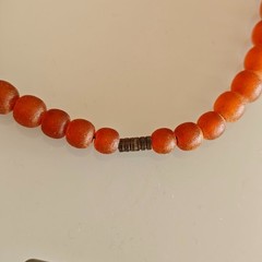 Amber necklace, Stone Beads Vintage USSR Baltic. Kaliningrad. jewelry amber