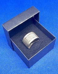 (05) FRM Native American Vintage 925 Sterling Silver Ring 9.63g size 9.25 A.Lee