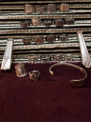 Spoon Ring Lot Of 22 Pieces- Silver Plate& Stainless Steel- Antique & Vintage