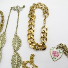 Jewelry Lot Vintage Parklane Sara Cov Watch Chain Rope Abstract Nice Lot
