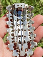 Early 1900s Antique Eisenberg Original Signed Large Fur Pin Brooch