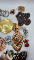 Craft Jewelry Pieces Junk Drawer 35 Different Pieces