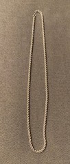 Vintage Armbrust Sterling Silver 1.5 mm Rope Chain Necklace 20in Long 15.33 g