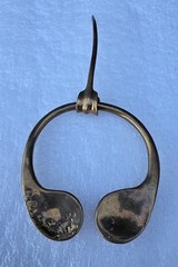 Signed Celtic Knot Cloak Pin Penannular Brooch Bronze/Brass Alloy CelticViking