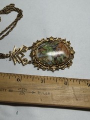 Beautiful Vintage Mode Art Asian Themed Necklace