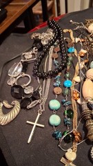 21pc Vintage to Now Costume Jewelry Lot Necklace Statement Liz Claiborne Beaded