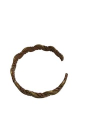 Vintage Woven Copper & Brass Stackable Bracelet Cuff – Braided Western Jewelry