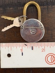Vintage Taxco Sterling Lock Pin