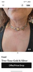 Choker Necklace and Bracelet Set Natural Materials, Boho Vibes