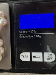 VTG Solid 14k Gold Clasp Extra Long 6.8mm Genuine Cultured Pearl Necklace 24”37g