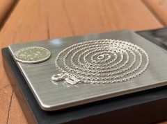 NOT AVAILABLE ! 925 19” READ ! Dainty Link Sterling Silver Necklace Chain
