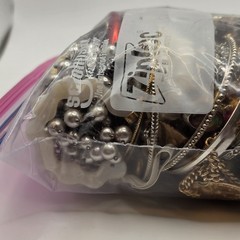 Bag Old Unsearched Jewelry Lot Vintage Estate Find Junk Drawer Aprox 4lb