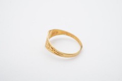 Vintage 10k Yellow Gold Childs Ring Size 0.5 Flower