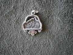 Just Married Car Bride & Groom Vtg Sterling Silver Bracelet Charm Pendant 2.0g