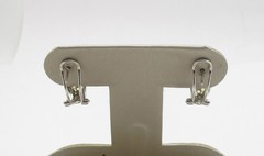 0.66CTW Yellow Sapphire 0.92CTW Diamond Earrings 14 Karat White Gold