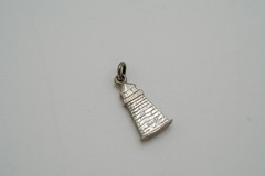 Vintage Sterling Silver Lighthouse Charm 1.5cm JB39