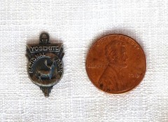 Vintage 1950s-1960s 3D Sterling Silver Yosemite National Park charm