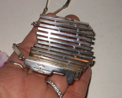 VTG REY URBAN Aage FAUSING DENMARK MODERN NECKLACE 925 STERLING SILVER 99g