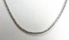 Samuel B Sterling Silver Necklace Fancy Byzantine Design 18 Inches 2.5mm 20.9 Gr