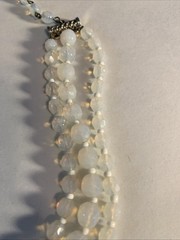 Vintage Signed Hattie Carnegie AB Crystal Triple Strand Choker Necklace 1960’s