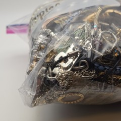 Bag Old Unsearched Jewelry Lot Vintage Estate Find Junk Drawer Aprox 4lb