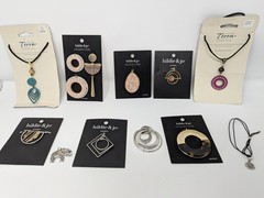 Vintage Pendant Lot Terra Necklace Charm Jewelry Set Mostly NWT 11pc