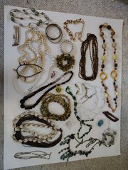 Vintage Costume Jewelry Lot Of 30 Items Unique Pieces Wearable