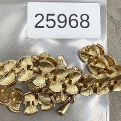 Vintage Monet Necklace Gold Tone Adjustable Signed 16”