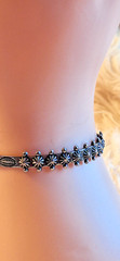 Vintage Small ‘Sanford’ Native American Silvertone Cuff Bracelet Sancrest