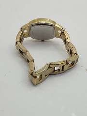 FOSSIL Gold Tone Bracelet Style Ladies Wrist Watch NEW BATTERY