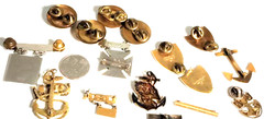 Vintage Mixed Lot of Various US Military Pins and Badges 17 Pieces